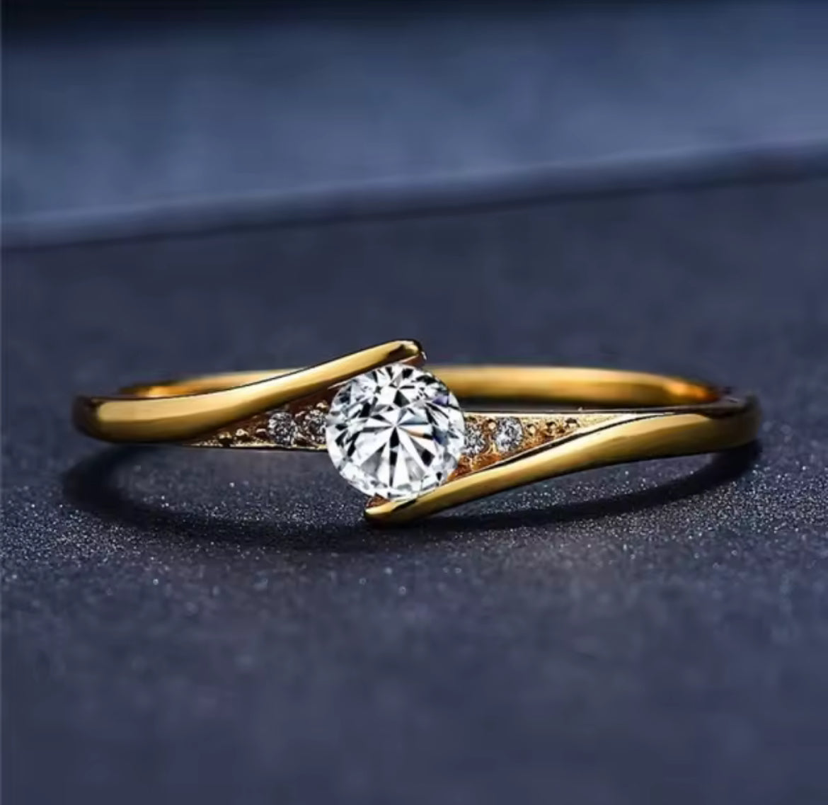 Halo of Light Solitaire Ring